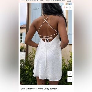 Elegant White Floral Lace Dress